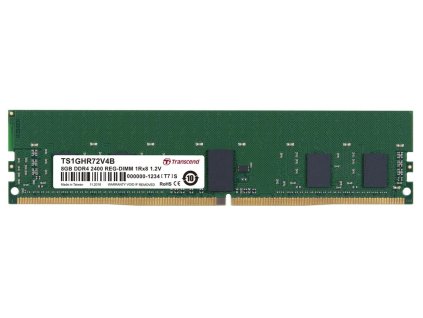 Transcend paměť 8GB DDR4 2400 R-DIMM 1Rx8 CL17