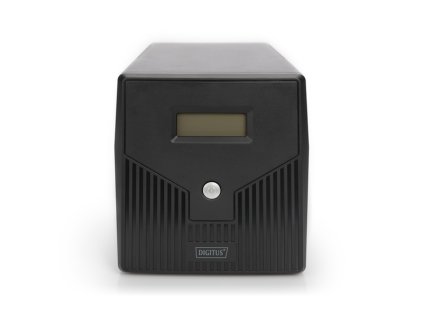 DIGITUS Professional Line-Interactive UPS, 1000VA / 600W 12V / 7Ah x2 baterie, 4x CEE 7/7, AVR, USB, RS232, RJ11 / RJ45, LCD displ