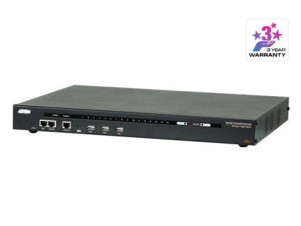 ATEN SN-0116CO 16-Port Serial Console Server dual-power (Cisco pin-outs and auto-sensing DTE/DCE function)