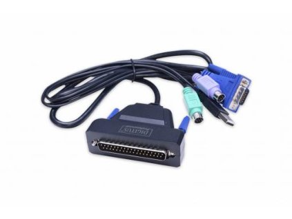 Digitus Modular console with 17" TFT (43,2cm), 16-port KVM & Touchpad, french keyboard