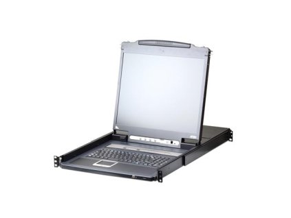 ATEN CL5716IM 16-Port PS/2-USB VGA 17" LCD KVM over IP Switch with Daisy-Chain Port and USB Peripheral Support
