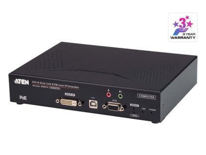 ATEN KE6912T DVI Dual Link KVM over IP Extender PoE (Transmitter)