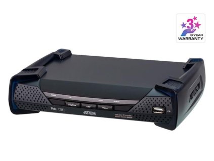 ATEN KE9952R 4K DisplayPort Single Display KVM over IP Extender with PoE (Receiver)