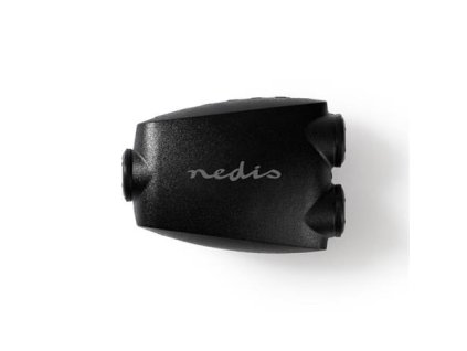 Nedis CAGB25940BK - TosLink Adaptér | TosLink Zásuvka – 2x TosLink Zásuvka | Černá