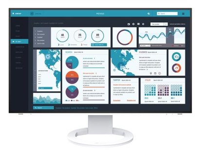EIZO 27" EV2795-WT , IPS-LED, 2560 x 1440, 350 cd/m2,1000:1, 5 ms, USB-C/DP/HDMI,ultra tenký rámeček, bílý