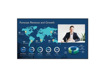 BenQ LCD CS6501 65" 3840x2160/1200:1/450 nits/3xHDMI/VGA/6xUSB/RJ45/2x10W repro