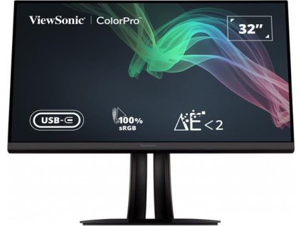 Viewsonic VP3256-4K 32"W IPS/3840x2160/20M:1/5ms/350 cd/2xHDMI/DP/USB-C/3xUSB/VESA/Repro/Pivot/Nastavitelný