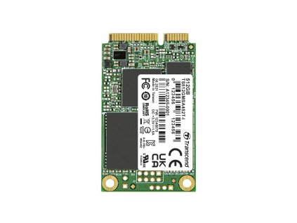 TRANSCEND MSA452T-I 512GB Industrial 3K P/E SSD disk mSATA, SATA III 6Gb/s (3D TLC), 560MB/s R, 520MB/s W