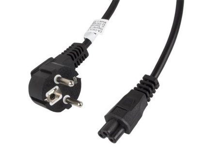 LANBERG CEE 7/7 (MICKEY) na IEC 320 C5 POWER CORD 3M VDE černý