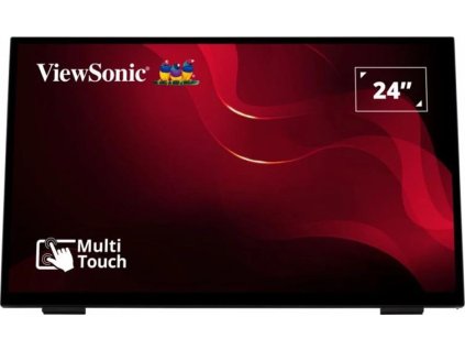 Viewsonic TD2465 In-cell dotykový IPS 24" FHD1920x1080/50M:1/1000:1/250cd/6ms/HDMI/DP/USB A/USB B/VESA/Repro/