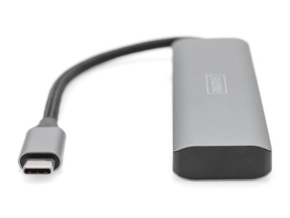 DIGITUS 4portový USB-C HUB 4x USB-C 3.1 Gen1, 5Gbps