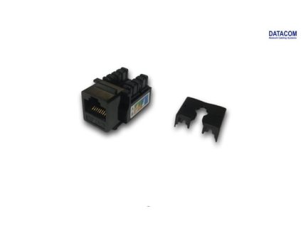 DATACOM Keystone RJ45 UTP CAT5E (DUAL) MINI černý