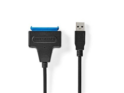 Nedis CCGB75100BK05 - Disk Adapter Hard | USB 3.2 (Gen.1) | SATA | Univerzální | pro 2,5“ Pevné Disky
