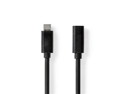 Nedis CCGL64010BK10 - USB 3.2 Gen 1 Kabel | USB-C Zástrčka - USB-C Zásuvka | 1 m | Černá