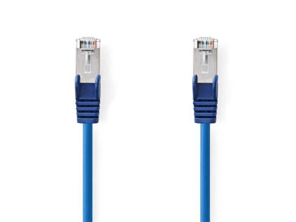Nedis CCGL85121BU20 - Síťový Kabel Cat 5e SF/UTP | RJ45 Zástrčka - RJ45 Zástrčka | 2 m | Modrá