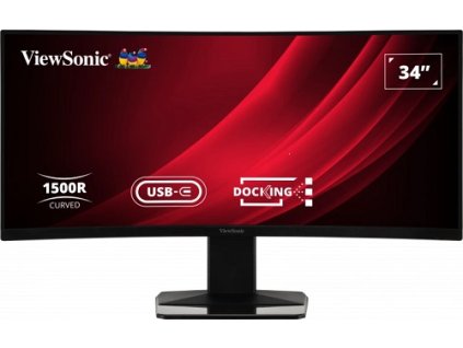 Viewsonic VG3419C 34" Curved Panel VA UWQHD/3440x1440/4000:1/3,5ms/HDMI/DP/USB-C/USB-A,B/LAN/VESA/Repro