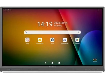 Viewsonic IFP6552-2F Interaktivní displej 65" 4K UHD/IPS/450n/7ms/3xHDMI/VGA/RS232/OPS/8xUSB/2xLAN/Repro/VESA/EDLA
