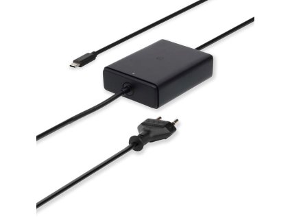 Nedis NBAU45110BK - Adaptér k notebooku| GaN | 45 W | 5 / 9 / 12 / 15 / 20 V DC | 2.25 / 2.33 / 2.92 / 3.0 A | Euro / Ty