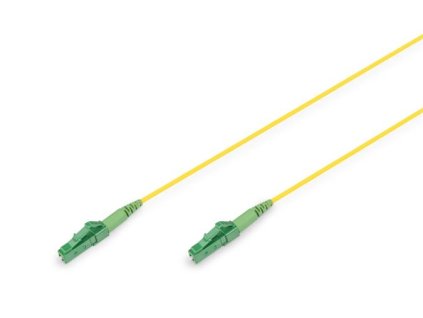 DIGITUS Fiber Optic simplex patch kabel, Singlemode, LC/APC - LC/APC, OS2, 9/125µ, 5 m