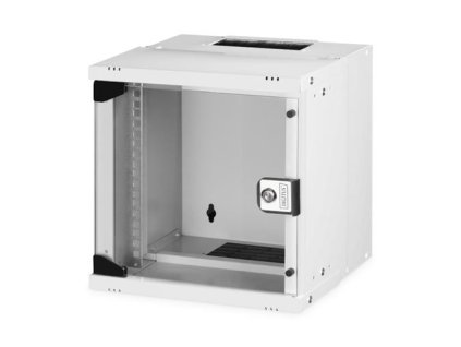 DIGITUS DN-49100 Nástěnná skříň 6U, SOHO PRO, nesmontovaná, 10", 325 x 315 x 300 mm, šedá (RAL 7035)