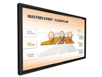 Philips LCD 43BDL3452T - 43" T-Line, UHD, IPS, 18/7, Touch, 400cd/m2, 1200:1, 8ms, Android, Wi-Fi