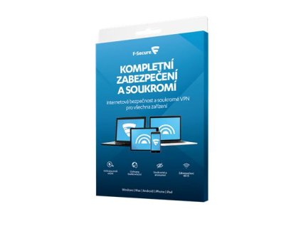 F-Secure Total Security (2 roky, 5 zařízení) - CZ elektronicky