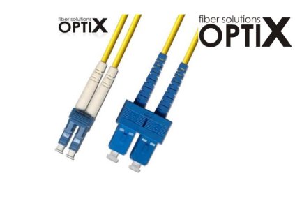 OPTIX LC-SC patch cord 09/125 1m duplex G657A 1,8mm