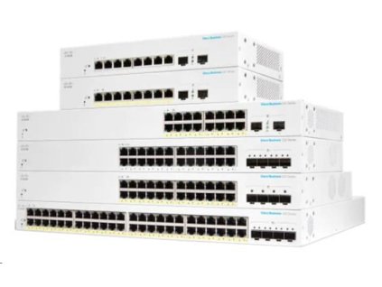 Cisco CBS220 Smart 24-port GE, PoE, 4x10G SFP+ - REFRESH