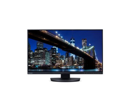 SHARP 27" EA272QB IPS/W-LED/2560x1440/6ms/350cd/DPin+out/HDMI/USB/USB-C/LAN/černý