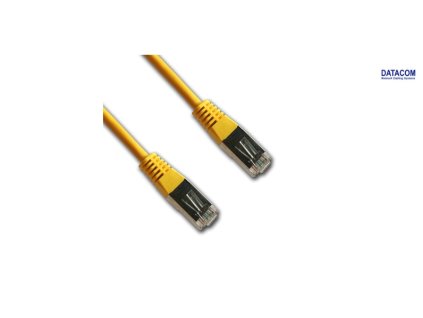 DATACOM Patch cord FTP CAT5E 2m žlutý