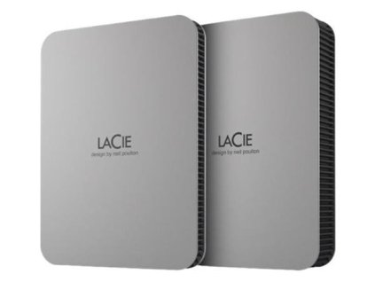 LACIE External Portable Hardrive 4TB USB 3.2 Gen 1 up to 5Gb/s USB-C, Space grey