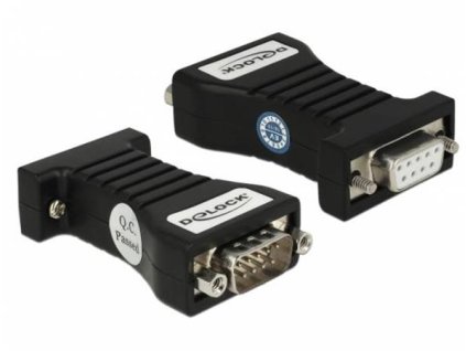 Delock Izolátor 1 x Sériový RS-232 DB9 samice na 1 x Sériový RS-232 DB9 samec 3 kV