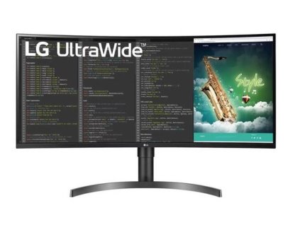 LG 35WN75CP-B curved 35" VA 21:9 3440x1440/300cd/5ms/2500:1/HDR10/FreeSync/2xHDMI/DP3x/USB/repro/Tilt/Heigh/VESA