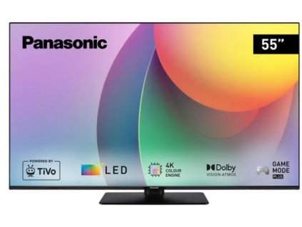 Panasonic TB-55W60AEZ Smart Powered by TiVo TV, 139cm, 4K, LED, HDR10, DVB-T2/S2/C