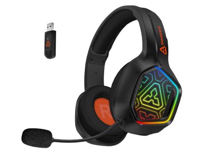 CONNECT IT BIOHAZARD Blast herní bezdrátová sluchátka s mikrofonem,RGB pods.,BT/2,4GHz/Jack+USB-C/ČERNÁ