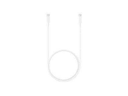 Samsung datový kabel EP-DX310JWE, USB-C/USB-C, 3A, 1,8 m, bílá (bulk)