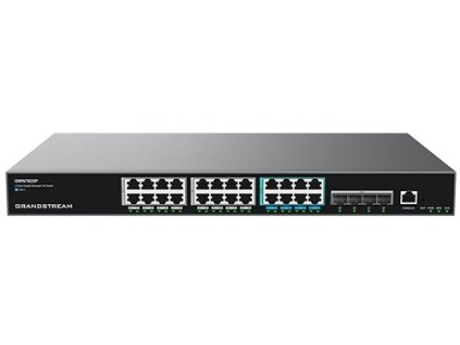Grandstream GWN7822P managed Network Switch L3, 16 x 1G, 8 x 2.5G, SFP+, PoE, VLAN, IGMP, MLD, MVR