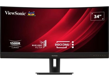 Viewsonic VG3456C 34" Curved Panel VA UWQHD/3440x1440/3000:1/5ms/HDMI/DP/USB-C/USB-A,B/LAN/VESA/Repro