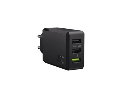 Green Cell GC ChargeSource 3 3xUSB 30W with fast charging technology Ultra Charge and Smart Charge