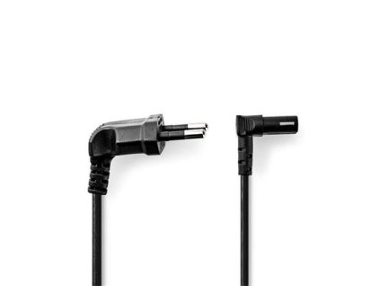 Nedis CEGL11075BK20 - Napájecí Kabel | Typ F Zástrčka | IEC-320-C1 | Úhlový | Úhlový | 2.00 m | Černá