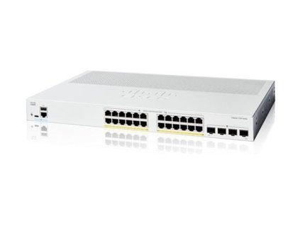 Cisco Catalyst switch C1200-24P-4X (24xGbE,4xSFP+,24xPoE+,195W,fanless) - REFRESH