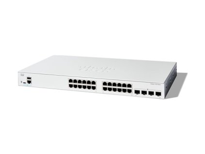 Cisco Catalyst switch C1300-24T-4G (24xGbE,4xSFP,fanless) - REFRESH