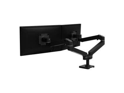 ERGOTRON LX Pro Dual Side-by-Side Arm , stolní dvouramenný držák pro 2 monitry, černá