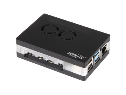JOY-IT RASPBERRY PI case Acryl Fan pro Raspberry Pi 4 B, černá