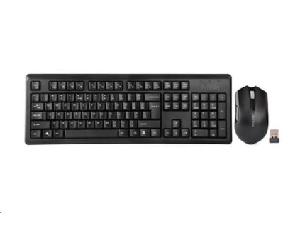 A4tech 4200N set bezdr. kláv. + bezdr. V-Track optická myš,CZ/US, USB