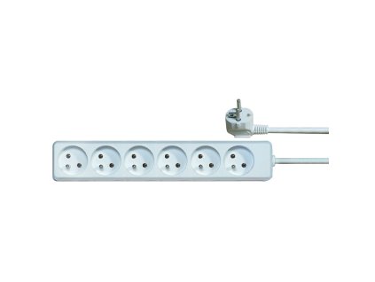 Kabel PremiumCord prodlužovací přívod 230V 5m 6 zásuvek