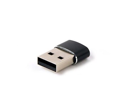 GEMBIRD adaptét USB-A samec na USB-C samice, černý