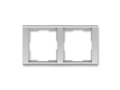 ABB TIME Rámeček 3901F-A00120 08 dvojnásobný, vodorovný, titanová
