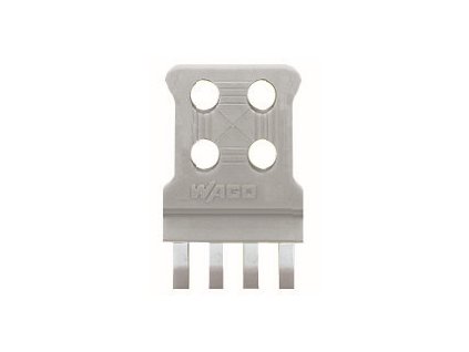 WAGO Podložka 769-412 pro odlehčení tahu pro pružinové svorkovnice a konektory s pájecími piny jednodílná, šedá