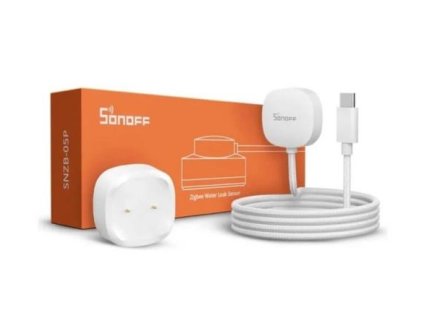 SONOFF SNZB-05P ZigBee Water Leak Sensor, Senzor úniku vody, kompatibilní s eWeLink
